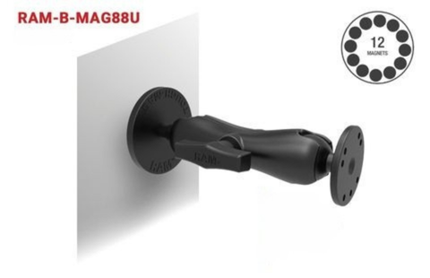 Base Magnetica RAM-MOUNT Tough-Mag Da 66 Mm – Fissaggio Per Superfici Lisce
