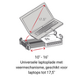 10 16 Universele Laptoplade Met Veermechanisme Geschikt Voor Laptops Tot 175